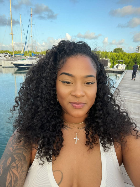 TATAHAIRBEAUTY - Flip Over - Demi tête Deep Curly