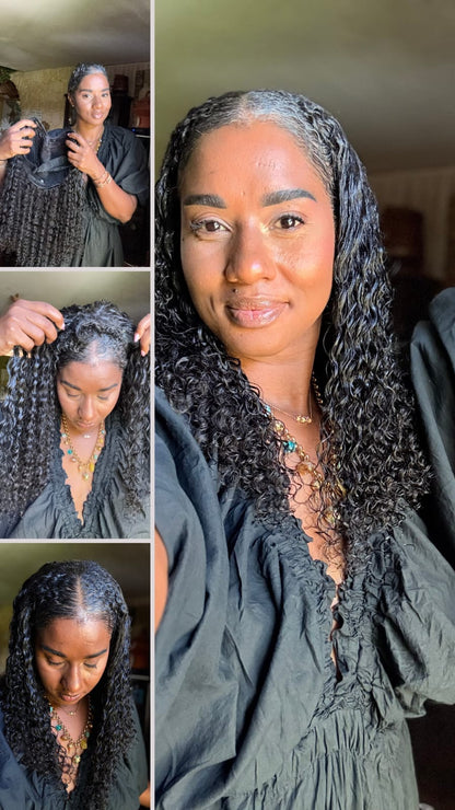 TATA HAIR BEAUTY - U-part / V-part Deep Curly